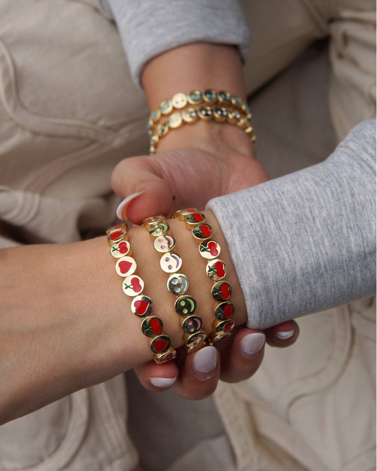 Cherry & Mood Bracelet Bundle – 3 Styles in One