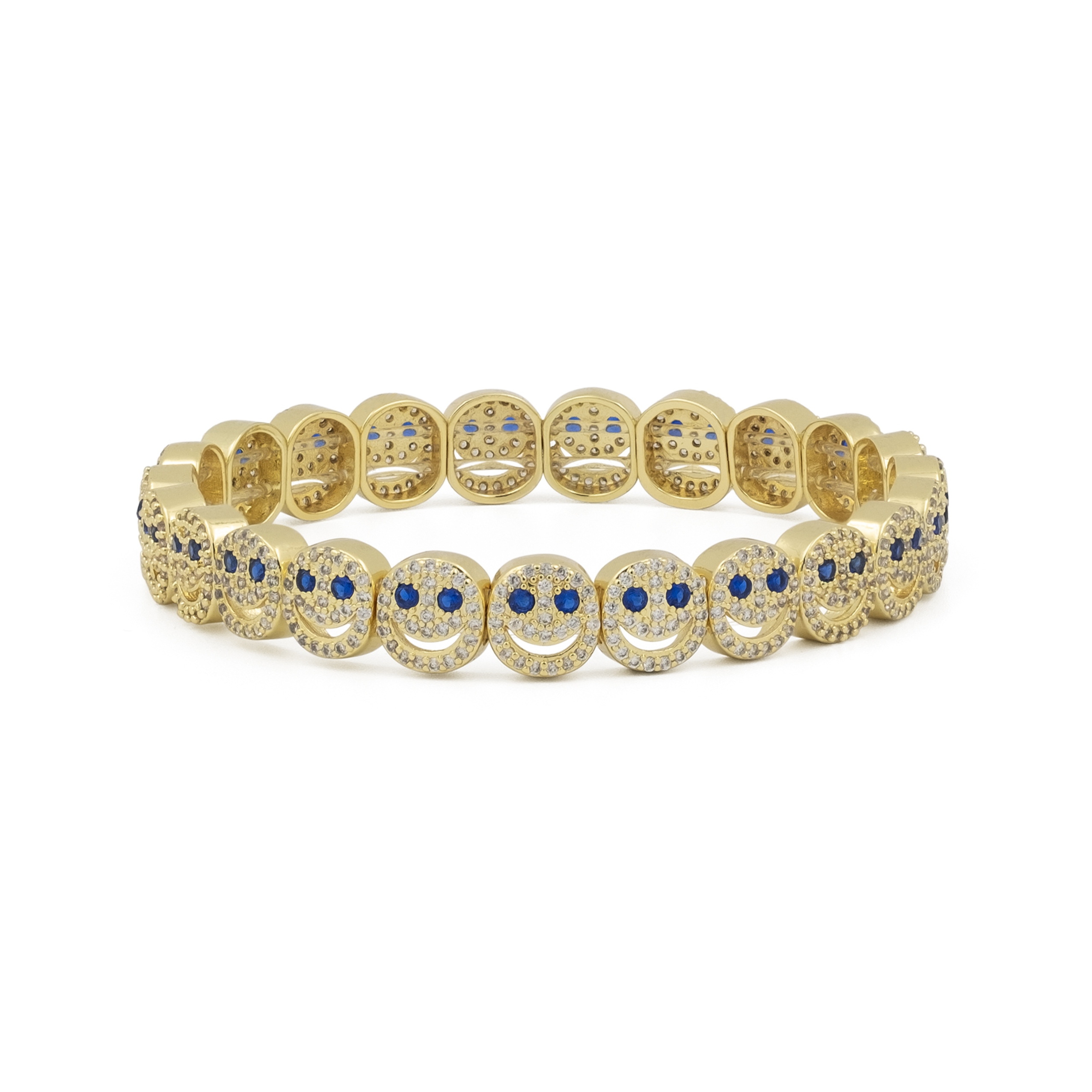 Sparkle Mood Bracelet Blue Eyes - Gold