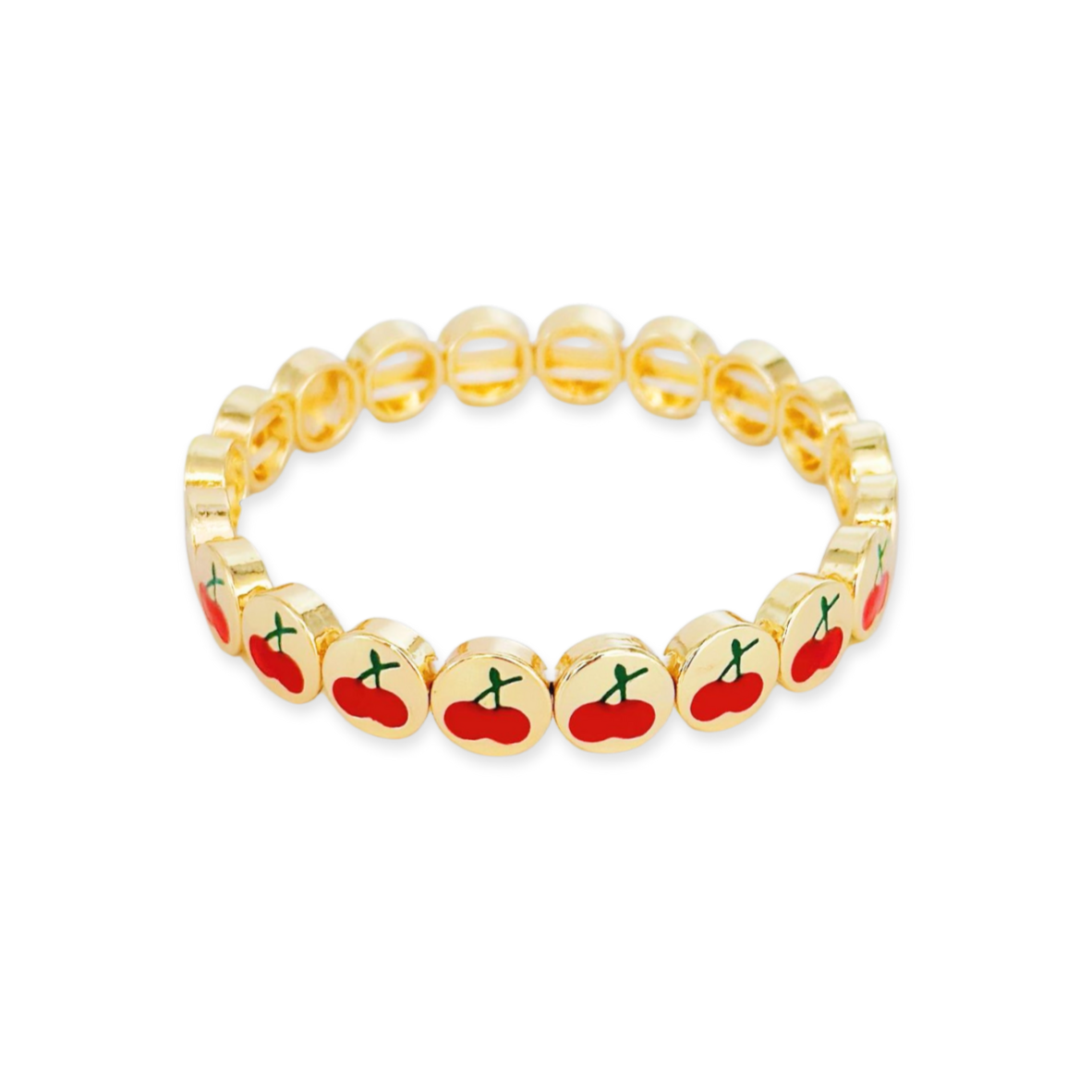 Cherry Bracelet - Gold