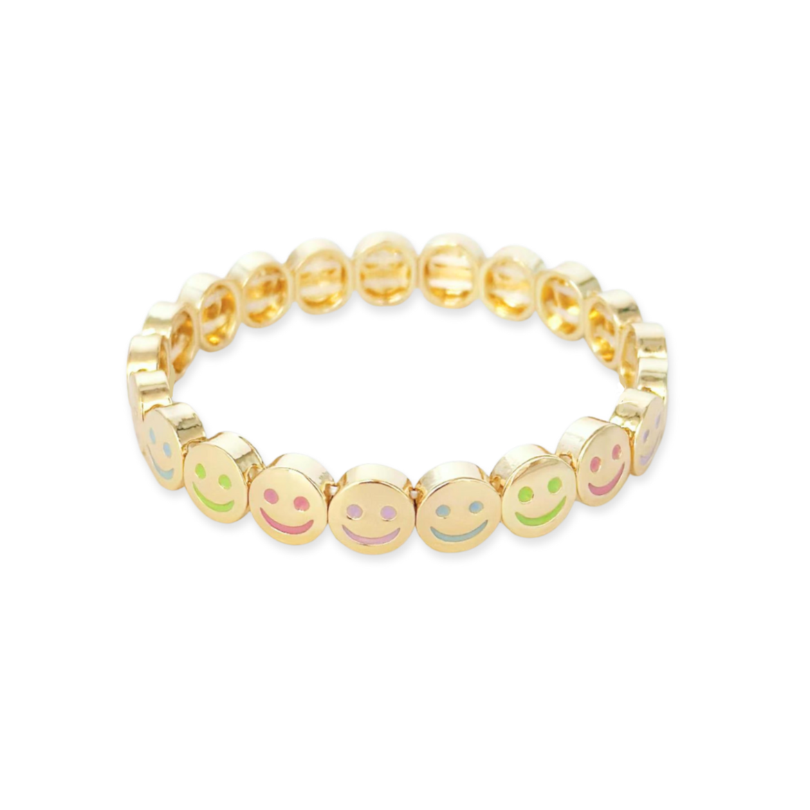 Mood Bracelet Mixed Eyes - Gold