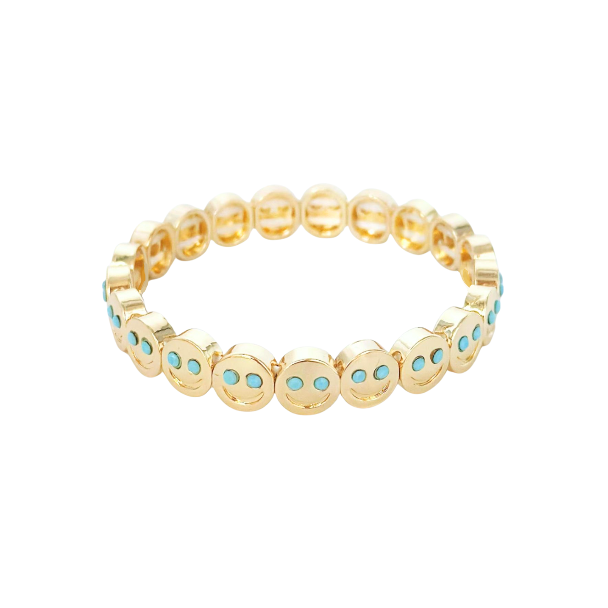 Mood Bracelet Turquoise Eyes - Gold
